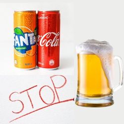 Stop drinking soda and beer